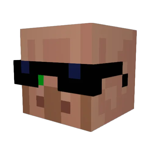 ELMA_TADOR009 Minecraft avatar head, 3D render
