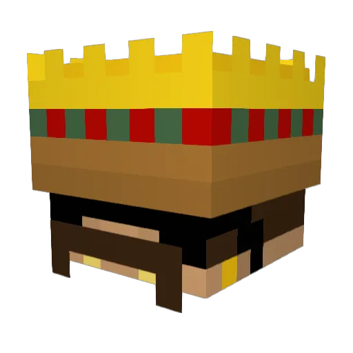 ELManuelle Minecraft avatar head, 3D render