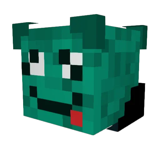 ELPISO73 Minecraft avatar head, 3D render