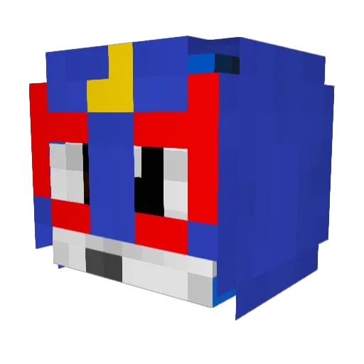 ELPRIMOOOOOOOO Minecraft avatar head, 3D render