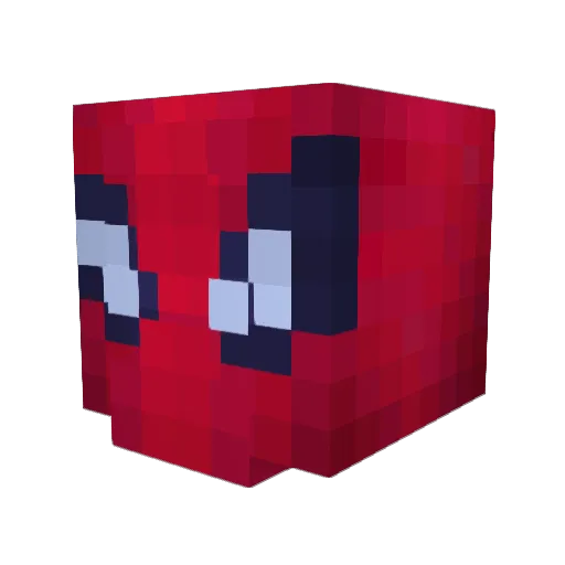 ELPROFESSORE Minecraft avatar head, 3D render