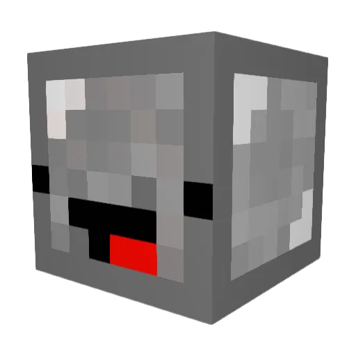 ELPower Minecraft avatar head, 3D render