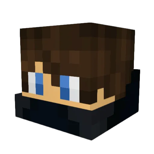 ELSOLIIIII Minecraft avatar head, 3D render