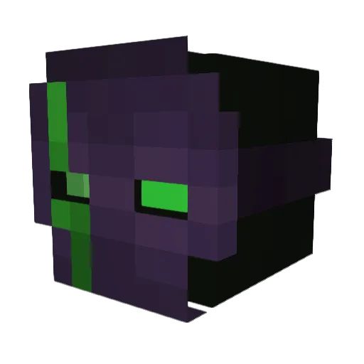ELTREXO Minecraft avatar head, 3D render