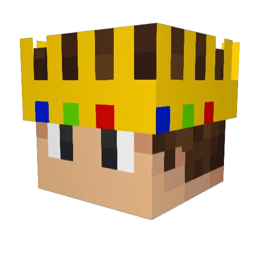 ELT_Destiny Minecraft avatar head, 3D render