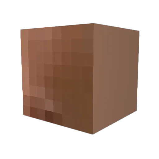 ELYamine Minecraft avatar head, 3D render