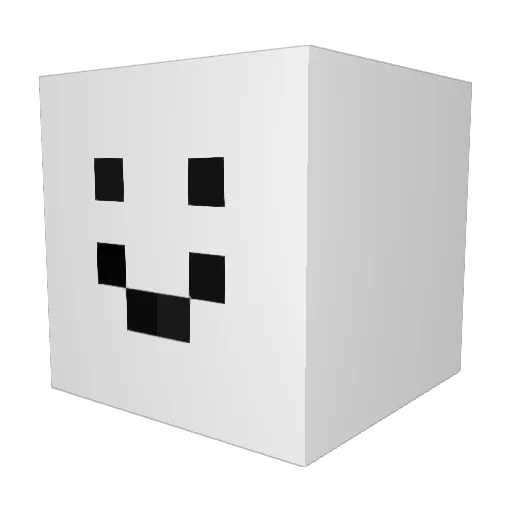EL_BOGAN Minecraft avatar head, 3D render