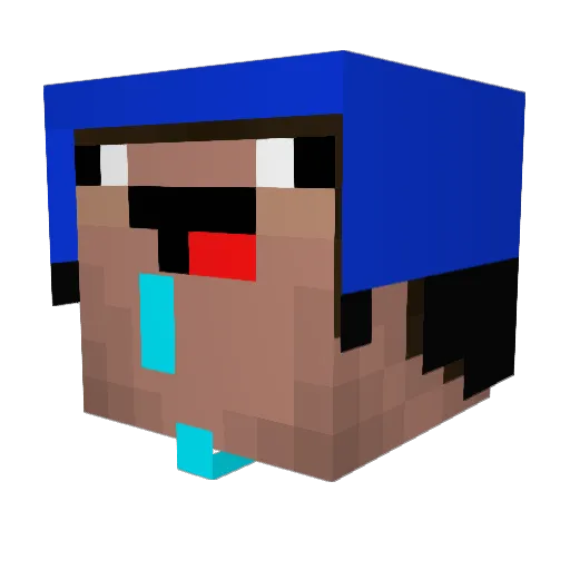 EL_Behrendo Minecraft avatar head, 3D render