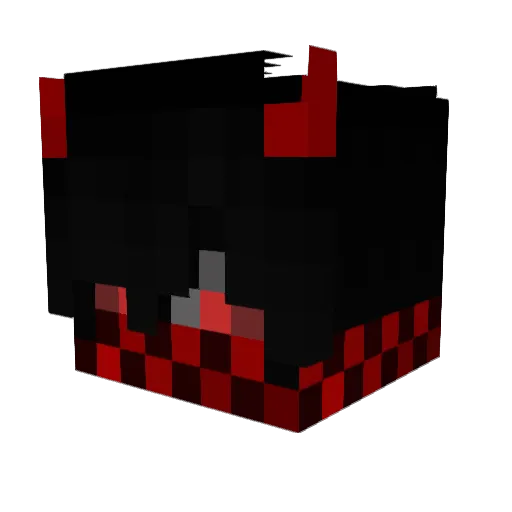 EL_CUCO Minecraft avatar head, 3D render