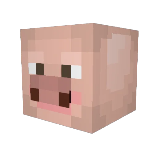 EL_Chonkasaurus Minecraft avatar head, 3D render