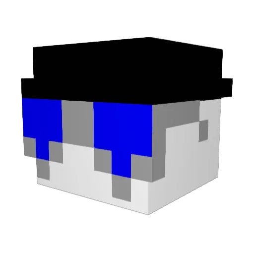 EL_Lardo Minecraft avatar head, 3D render
