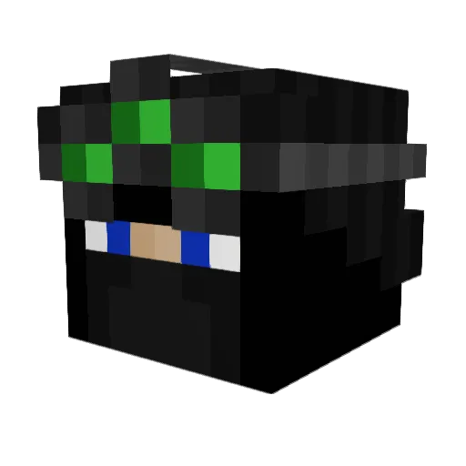 EL_MESS Minecraft avatar head, 3D render