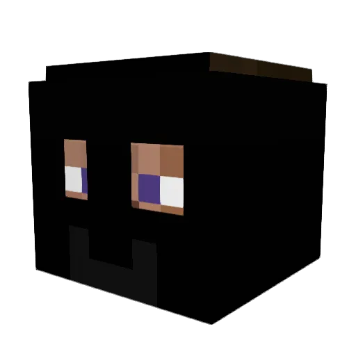 EL_Nightmare Minecraft avatar head, 3D render