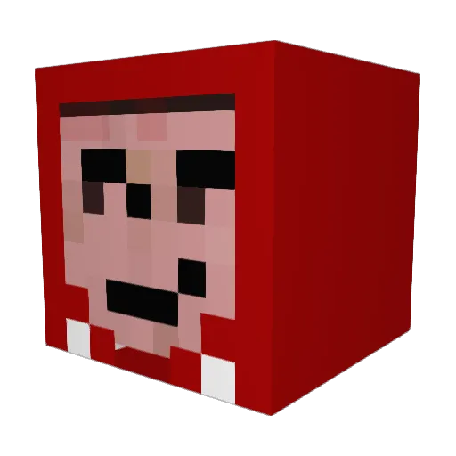 EL_Radiatore Minecraft avatar head, 3D render