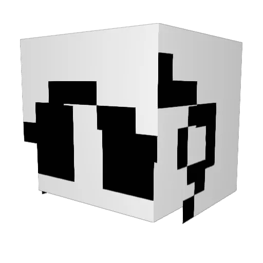 EL_animationS Minecraft avatar head, 3D render
