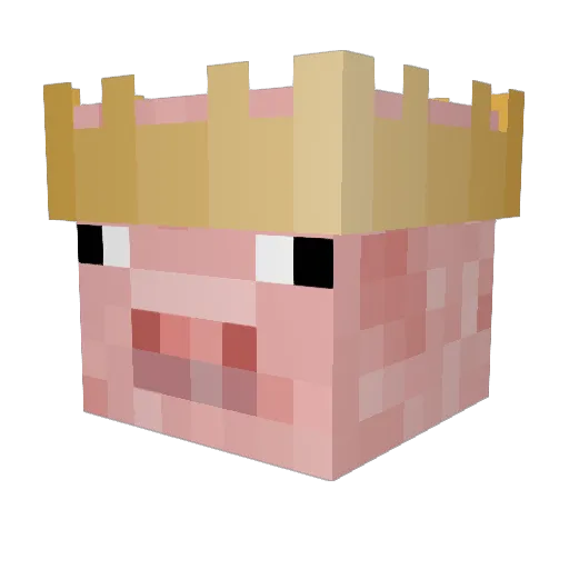 EL_dragon13 Minecraft avatar head, 3D render
