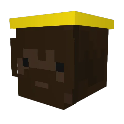 ELgotejesus Minecraft avatar head, 3D render