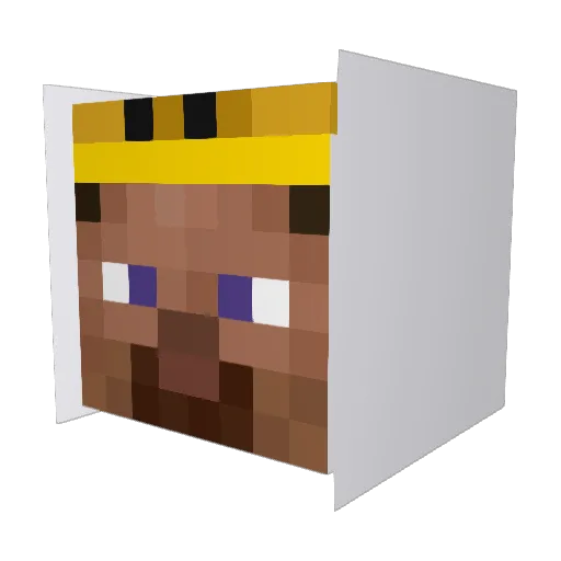 ELie333 Minecraft avatar head, 3D render