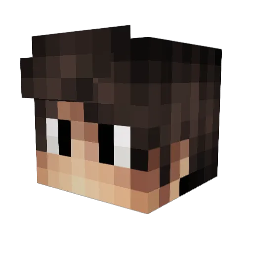 ELmarto11 Minecraft avatar head, 3D render