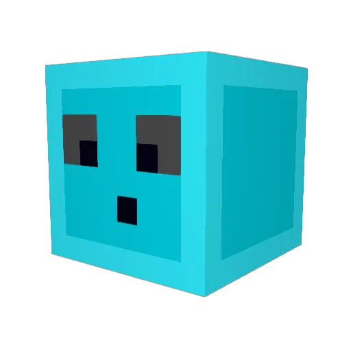ELpuero11 Minecraft avatar head, 3D render