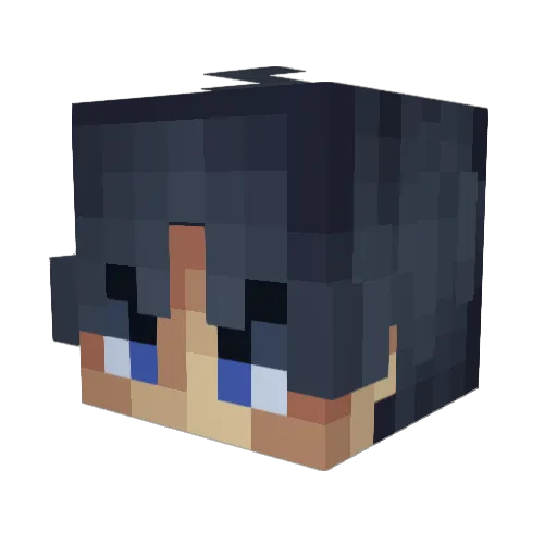 ELsaikito05 Minecraft avatar head, 3D render
