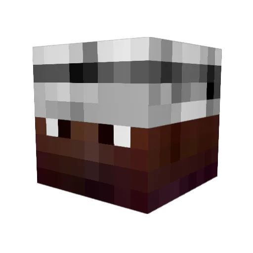 ELtalibann Minecraft avatar head, 3D render