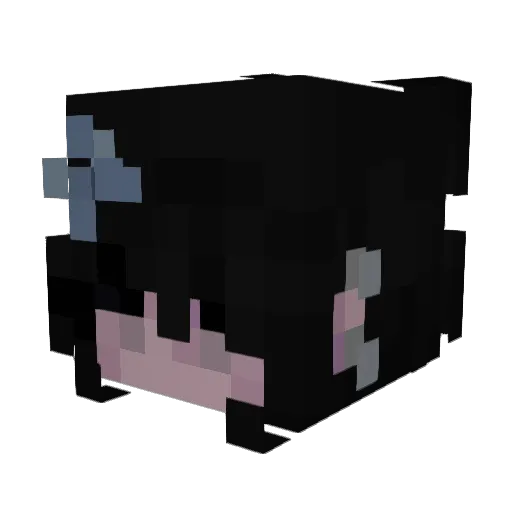 ELys1a_n Minecraft avatar head, 3D render