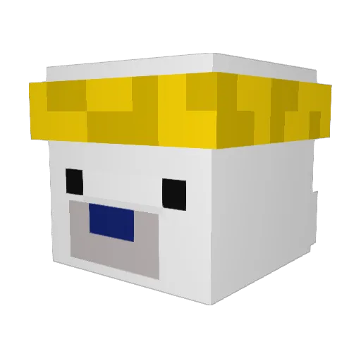 EME1338 Minecraft avatar head, 3D render