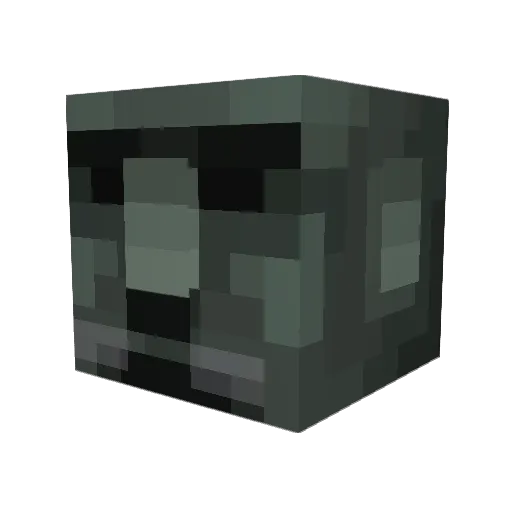 EMINOGREEN Minecraft avatar head, 3D render
