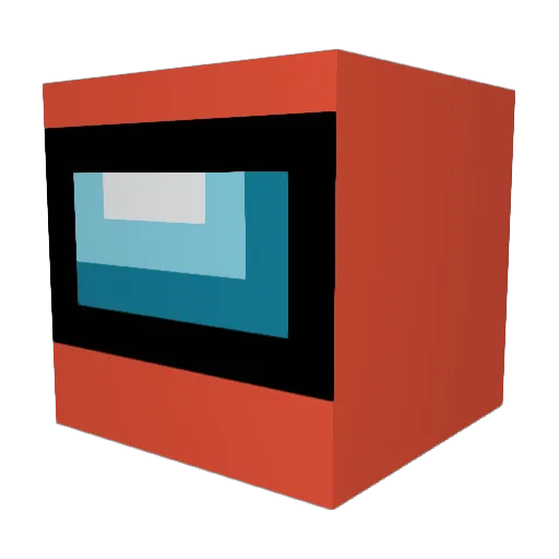EMOGG1 Minecraft avatar head, 3D render