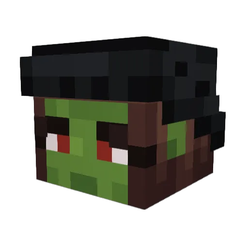EMP1RES Minecraft avatar head, 3D render