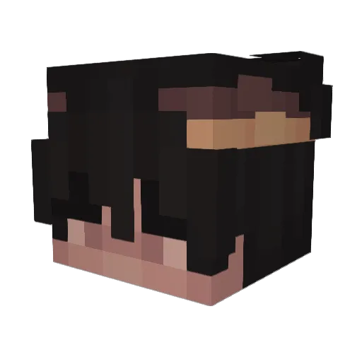 EMRIK59 Minecraft avatar head, 3D render