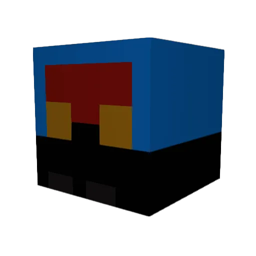 EMRYTHEWARRIOR Minecraft avatar head, 3D render