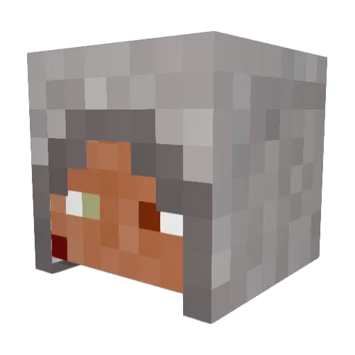 EManTDestroyer Minecraft avatar head, 3D render