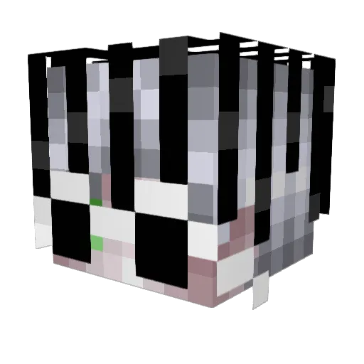 ENAIRAM Minecraft avatar head, 3D render