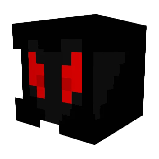 END25 Minecraft avatar head, 3D render