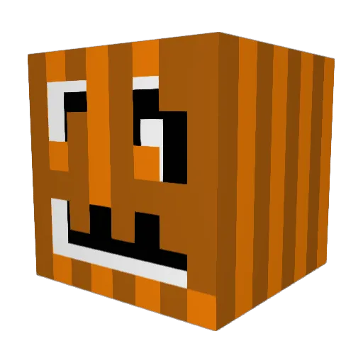 END3R7 Minecraft avatar head, 3D render