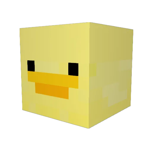 ENDER7026 Minecraft avatar head, 3D render