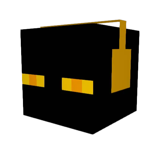 ENDERMAN209682 Minecraft avatar head, 3D render