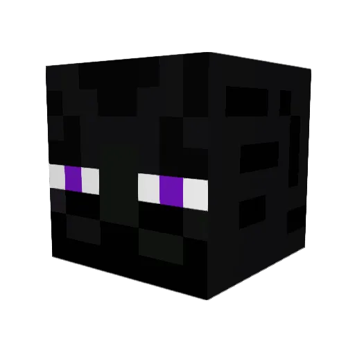 ENDERPIG45 Minecraft avatar head, 3D render