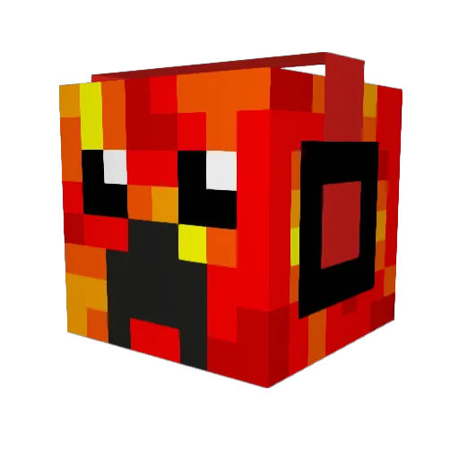 ENDER__FALCON Minecraft avatar head, 3D render