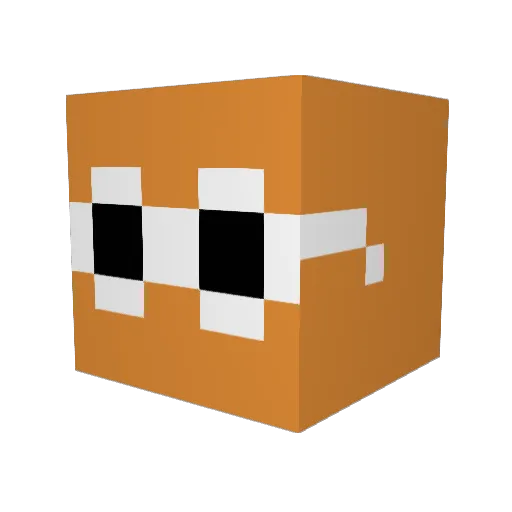ENEMYPENTAKILL Minecraft avatar head, 3D render