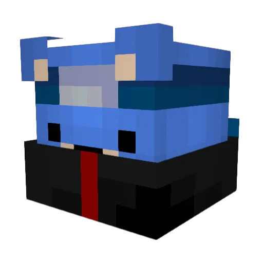 ENENSO Minecraft avatar head, 3D render