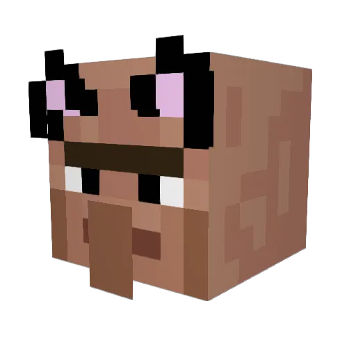 ENEX2016 Minecraft avatar head, 3D render