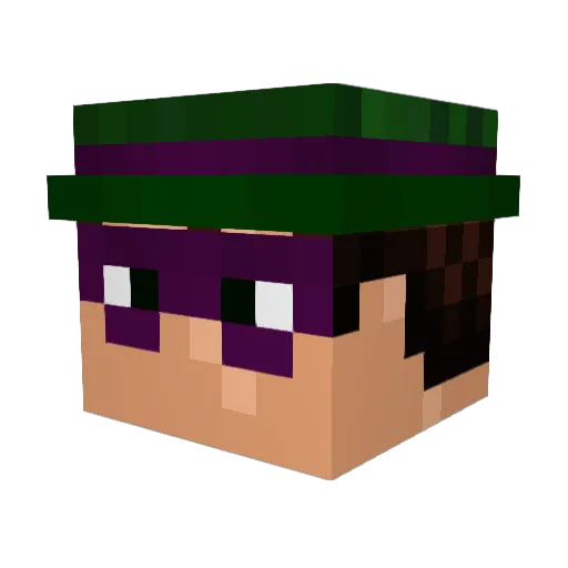 ENIGMA4289 Minecraft avatar head, 3D render