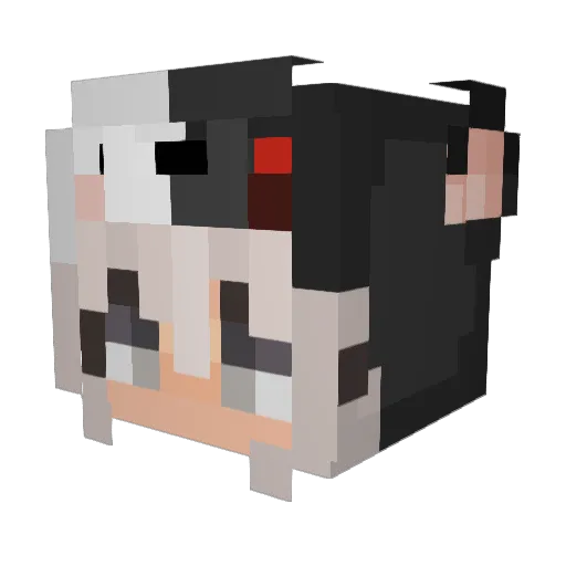 ENKAI2414 Minecraft avatar head, 3D render