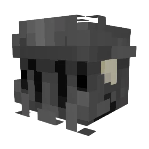 ENKRID Minecraft avatar head, 3D render
