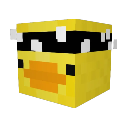 ENNO20 Minecraft avatar head, 3D render