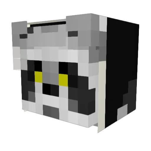 ENOT_GAMUNG Minecraft avatar head, 3D render
