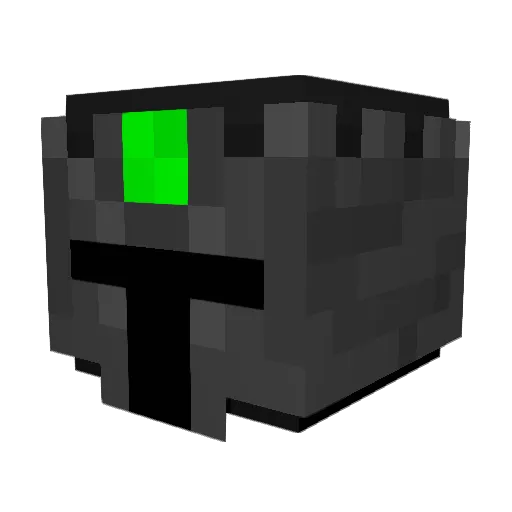 ENRSKELO Minecraft avatar head, 3D render
